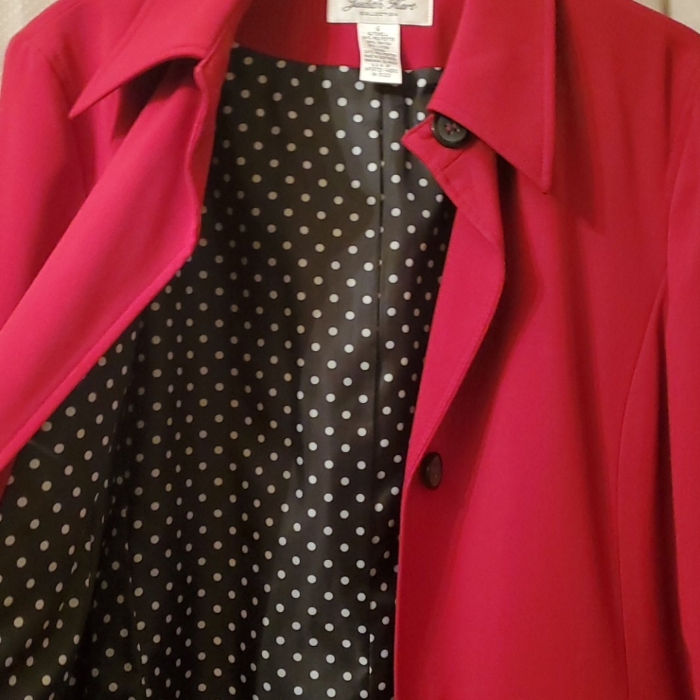 Sexy Red Trench Coat